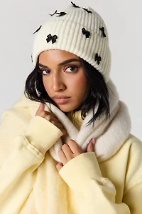 Mini Bow Beanie