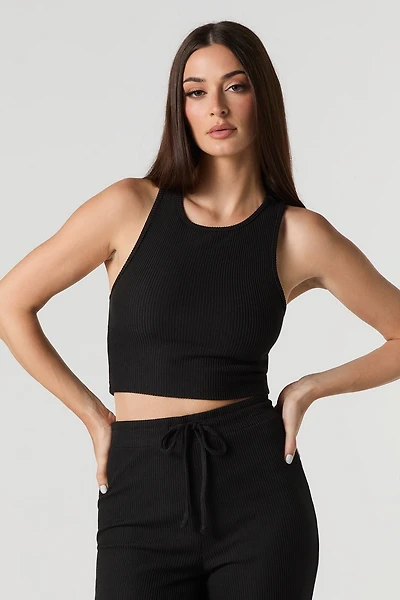 Ribbed Cropped Tank