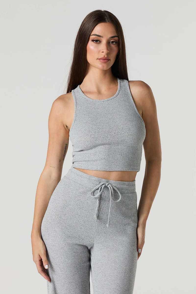 Ribbed Cropped Tank