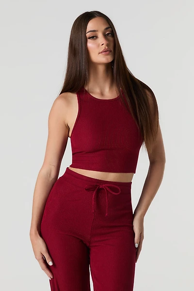 Ribbed Cropped Tank