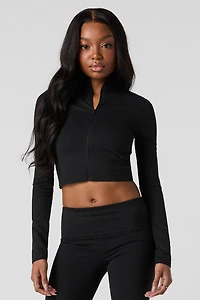 Active Zip-Up Long Sleeve Top