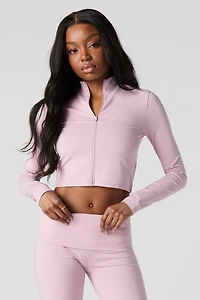 Active Zip-Up Long Sleeve Top