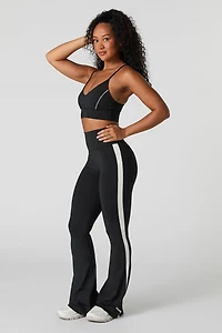 Active Side Striped Flare Legging