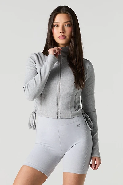 Short sans couture côtelé sur les côtés Active