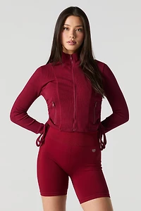 Active Seamless Side Ribbed Short