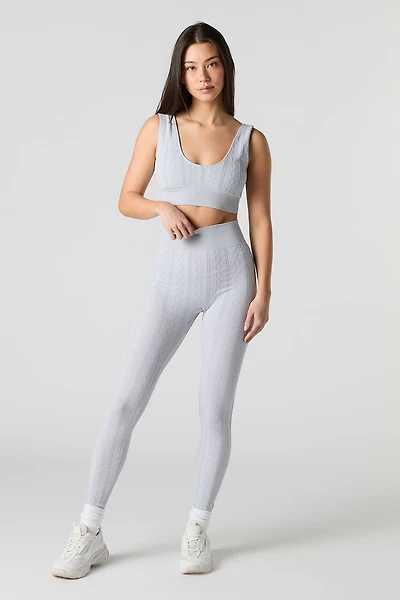 Legging texturé sans couture Active