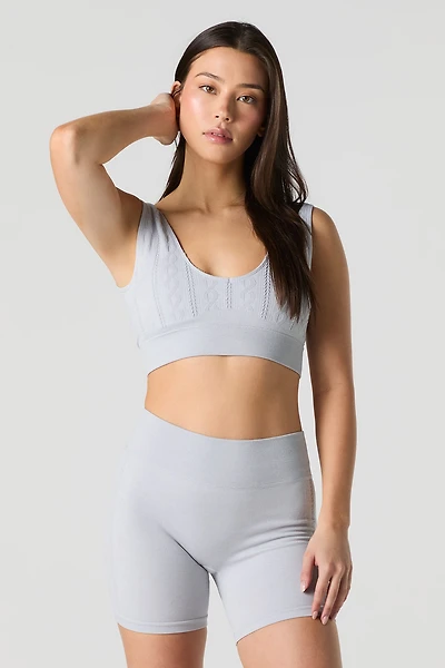Active Seamless Textured Short