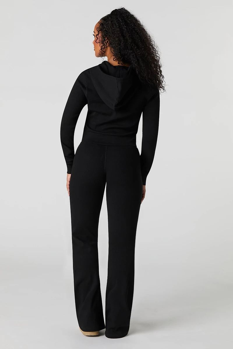 Pantalon côtelé évasé Active