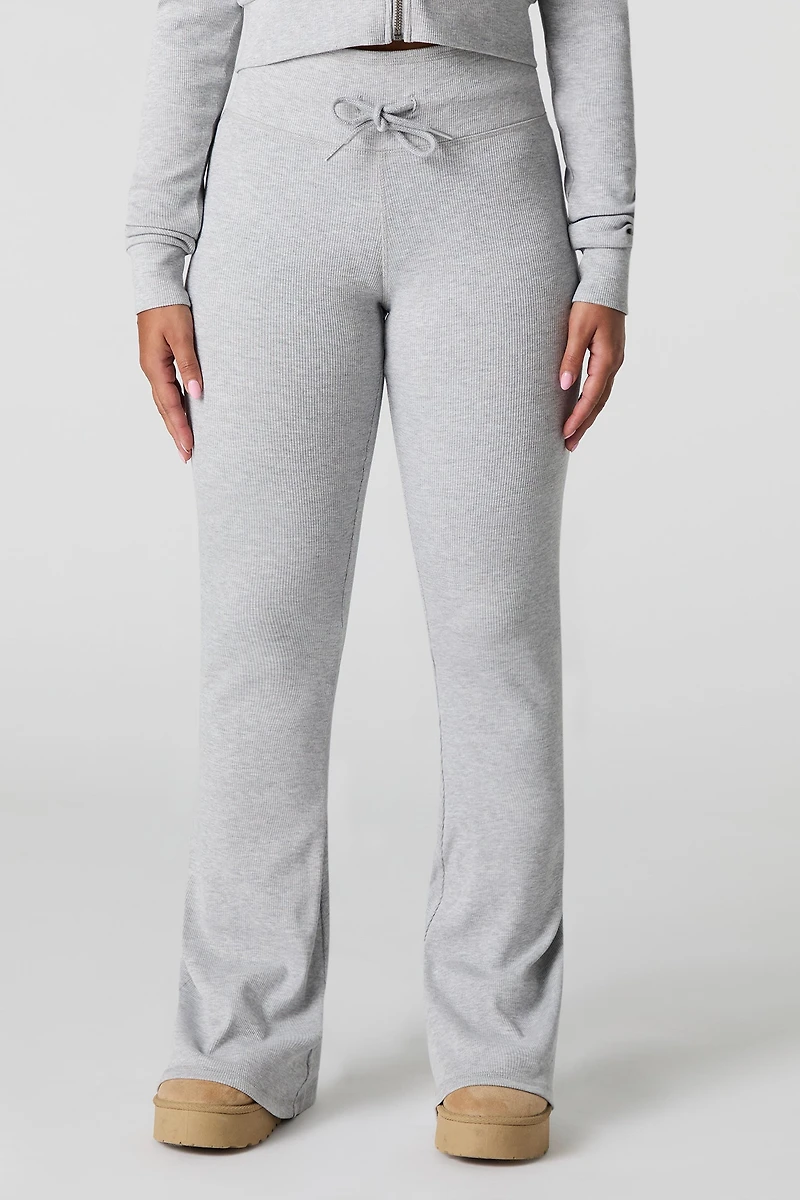 Pantalon côtelé évasé Active