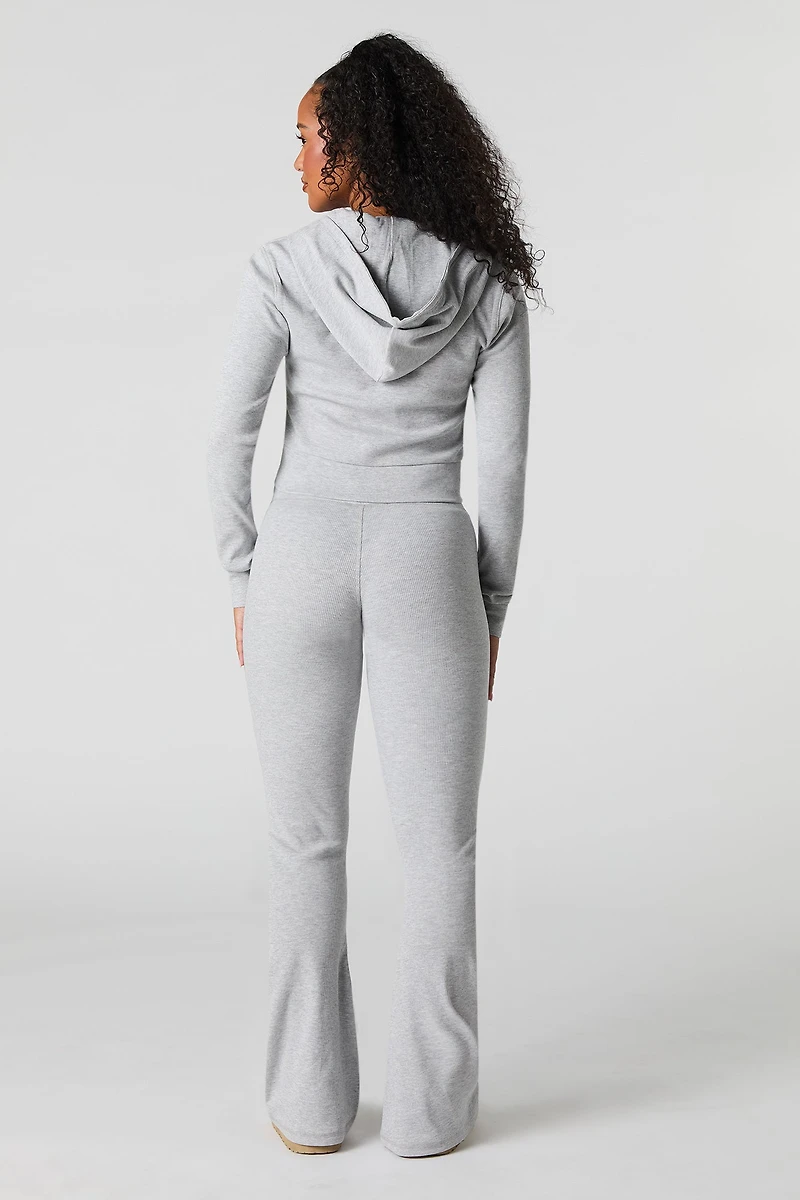 Pantalon côtelé évasé Active
