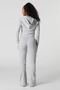 Pantalon côtelé évasé Active
