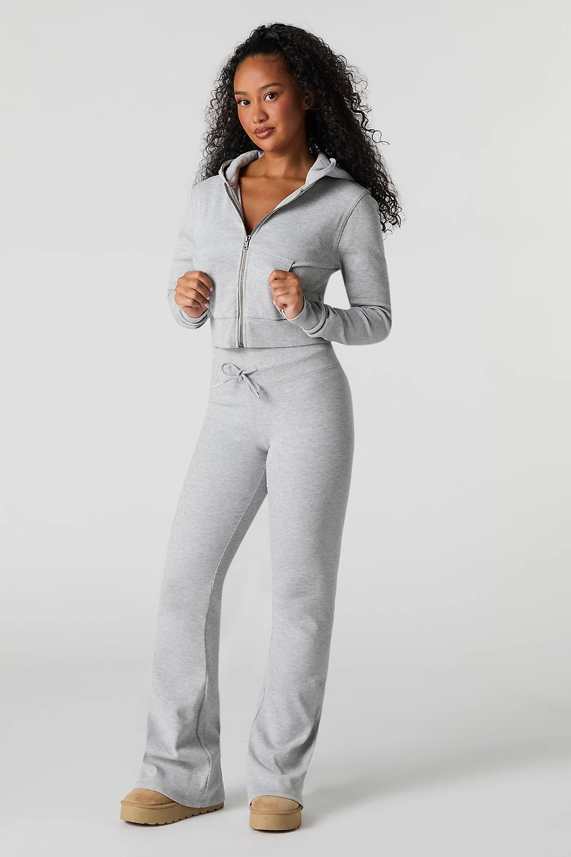 Pantalon côtelé évasé Active