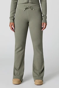 Pantalon côtelé évasé Active