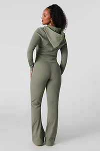 Pantalon côtelé évasé Active