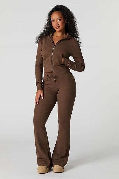 Pantalon côtelé évasé Active