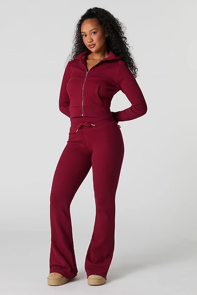 Pantalon côtelé évasé Active