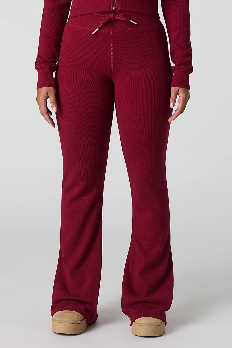 Pantalon côtelé évasé Active