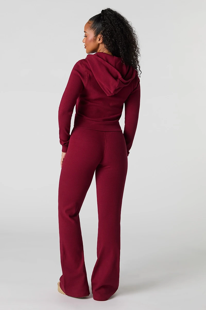 Pantalon côtelé évasé Active