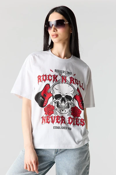 T-shirt surdimensionné imprim