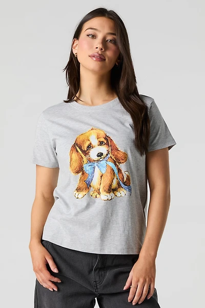 Puppy Graphic T-Shirt
