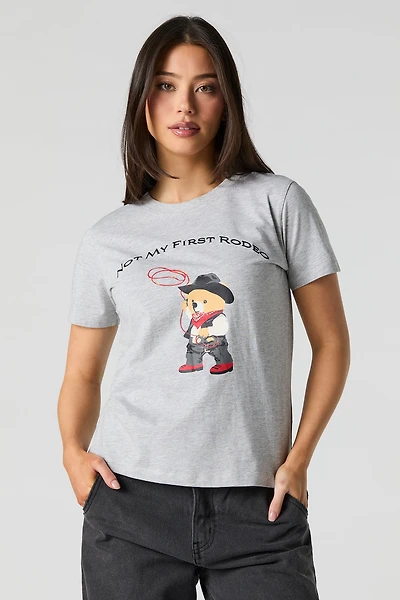 Not My First Rodeo Embroidered Graphic T-Shirt