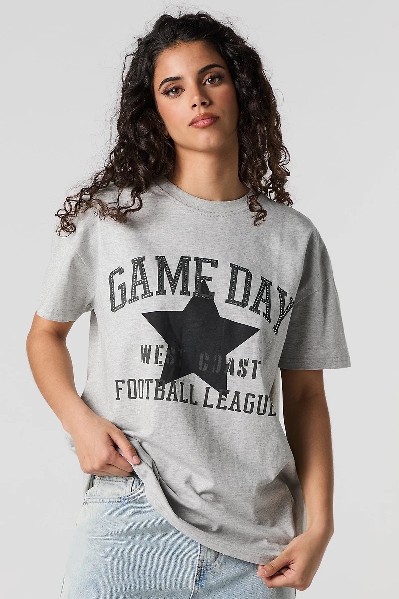 T-shirt à motif en pierres du Rhin Game Day