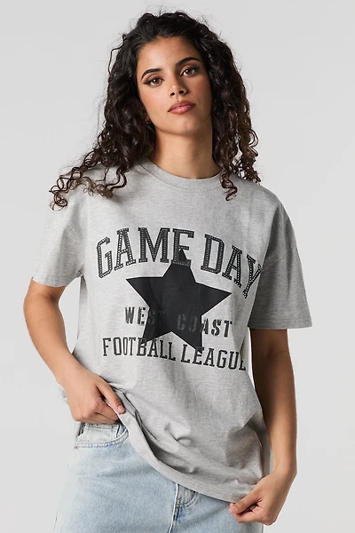 T-shirt à motif en pierres du Rhin Game Day