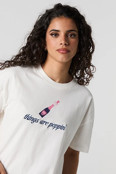 Embroidered Graphic T-Shirt