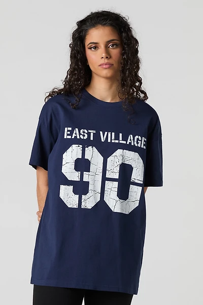 East Village 90 Graphic Oversized T-Shirt