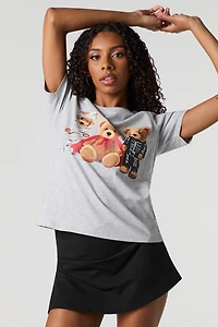 T-shirt à imprimé Halloween Bear