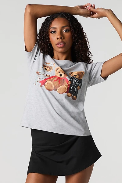 Halloween Bear Graphic T-Shirt