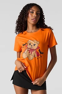 T-shirt à imprimé Halloween Bear