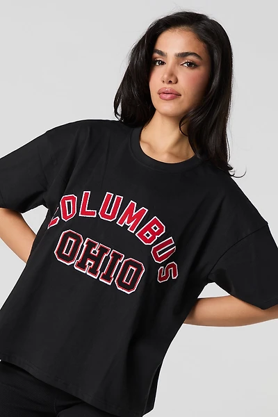 Twill Embroidered T-Shirt
