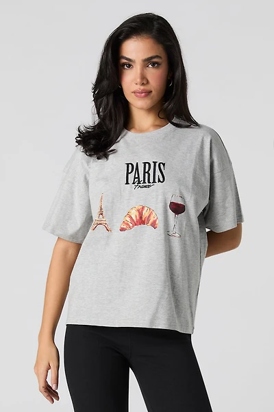 T-shirt à sergé brodé