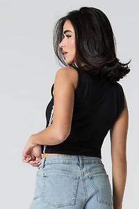 Graphic Cropped Tank