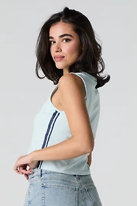 Graphic Cropped Tank