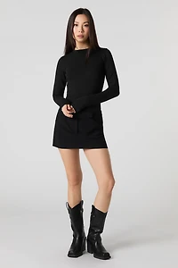 High Neck Long Sleeve Bodysuit