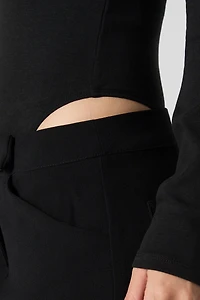 High Neck Long Sleeve Bodysuit