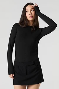 High Neck Long Sleeve Bodysuit