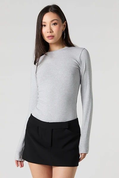 Maillot à col haut et manche longue