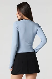 High Neck Long Sleeve Bodysuit
