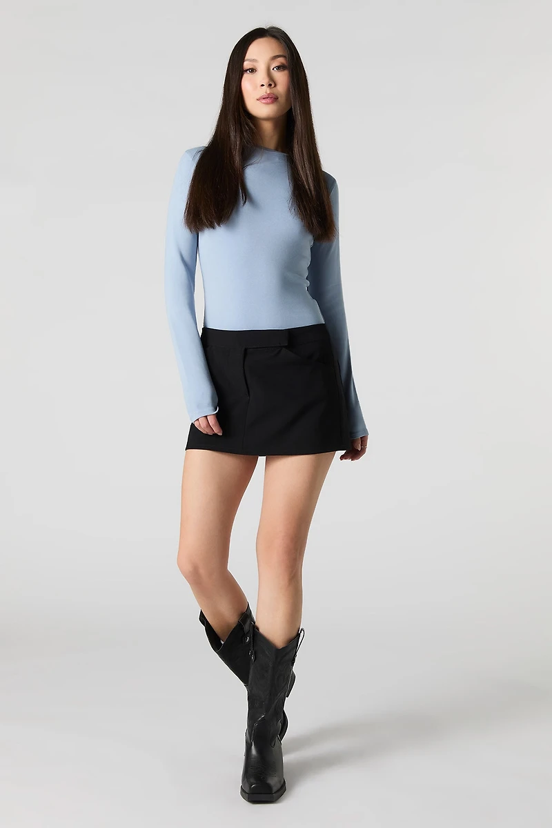 High Neck Long Sleeve Bodysuit