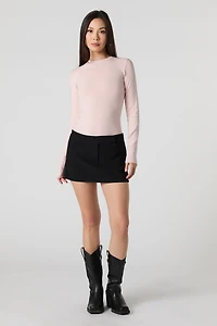 High Neck Long Sleeve Bodysuit