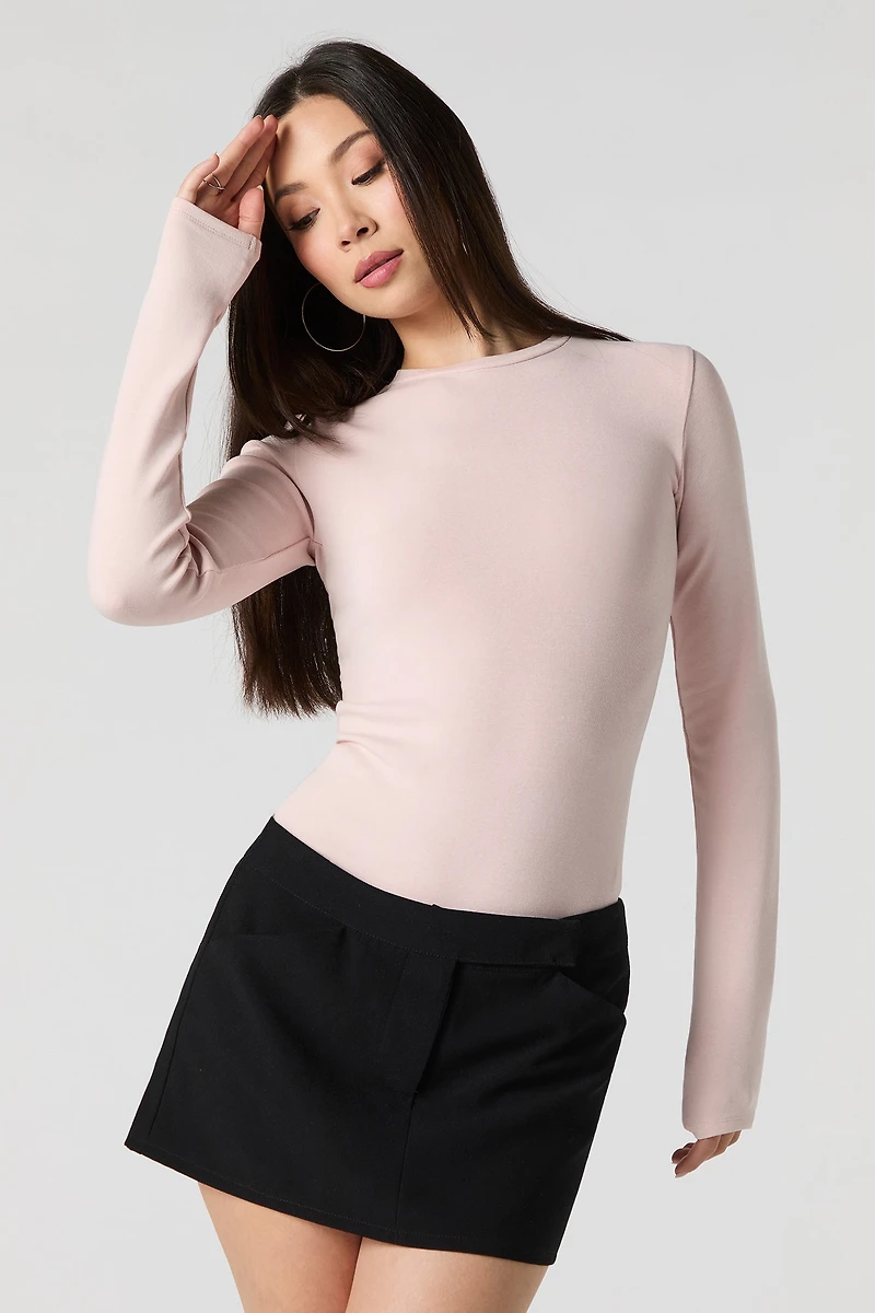 High Neck Long Sleeve Bodysuit