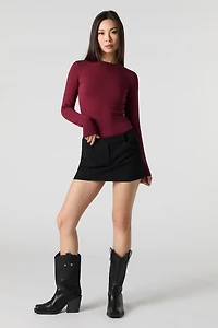 High Neck Long Sleeve Bodysuit