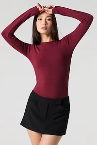High Neck Long Sleeve Bodysuit