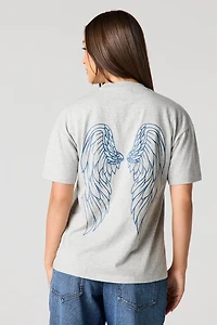 No Angel Graphic Boyfriend T-Shirt