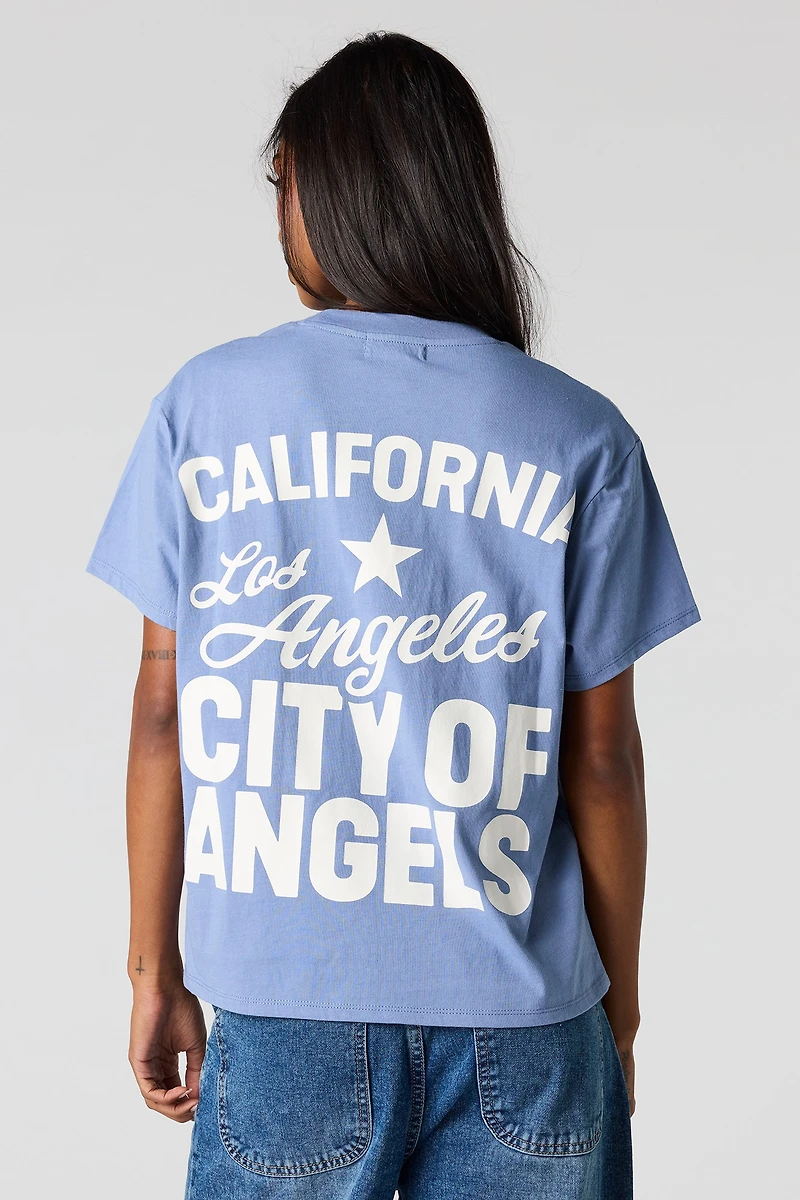 California Graphic Boxy Boyfriend T-Shirt