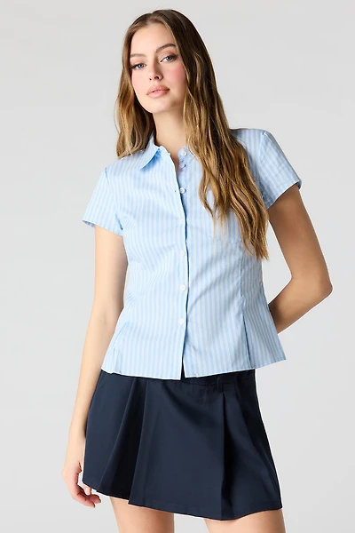 Button-Up Fitted Shirt
