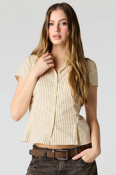 Button-Up Fitted Shirt